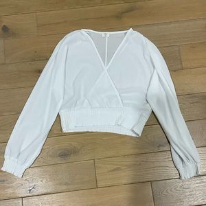 Aritzia Wilfred white blouse
